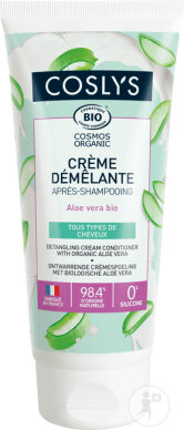 Coslys Crème Démêlant Après-Shampoing Aloè Vera Bio Tube 200ml