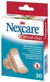 3M Nexcare Bloedstelpende Pleisters Assorti 30ST