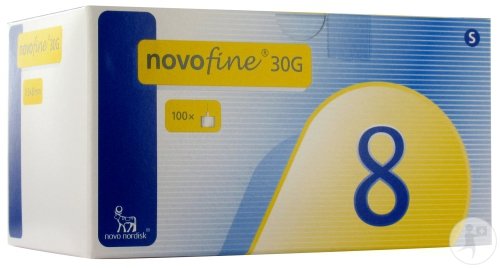 Novo Nordisk NovoFine 30G Aiguilles Stériles 8mm Pièces 100
