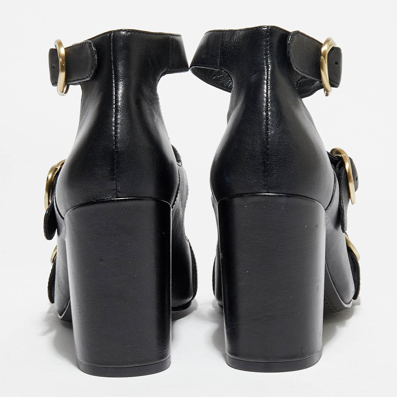 What For Babies en Cuir Mary Jo noires - Talon 9 cm