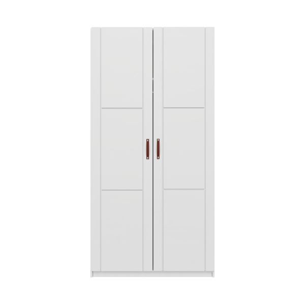 LIFETIME Kidsrooms Kledingkast 2-Deurs - White Wash