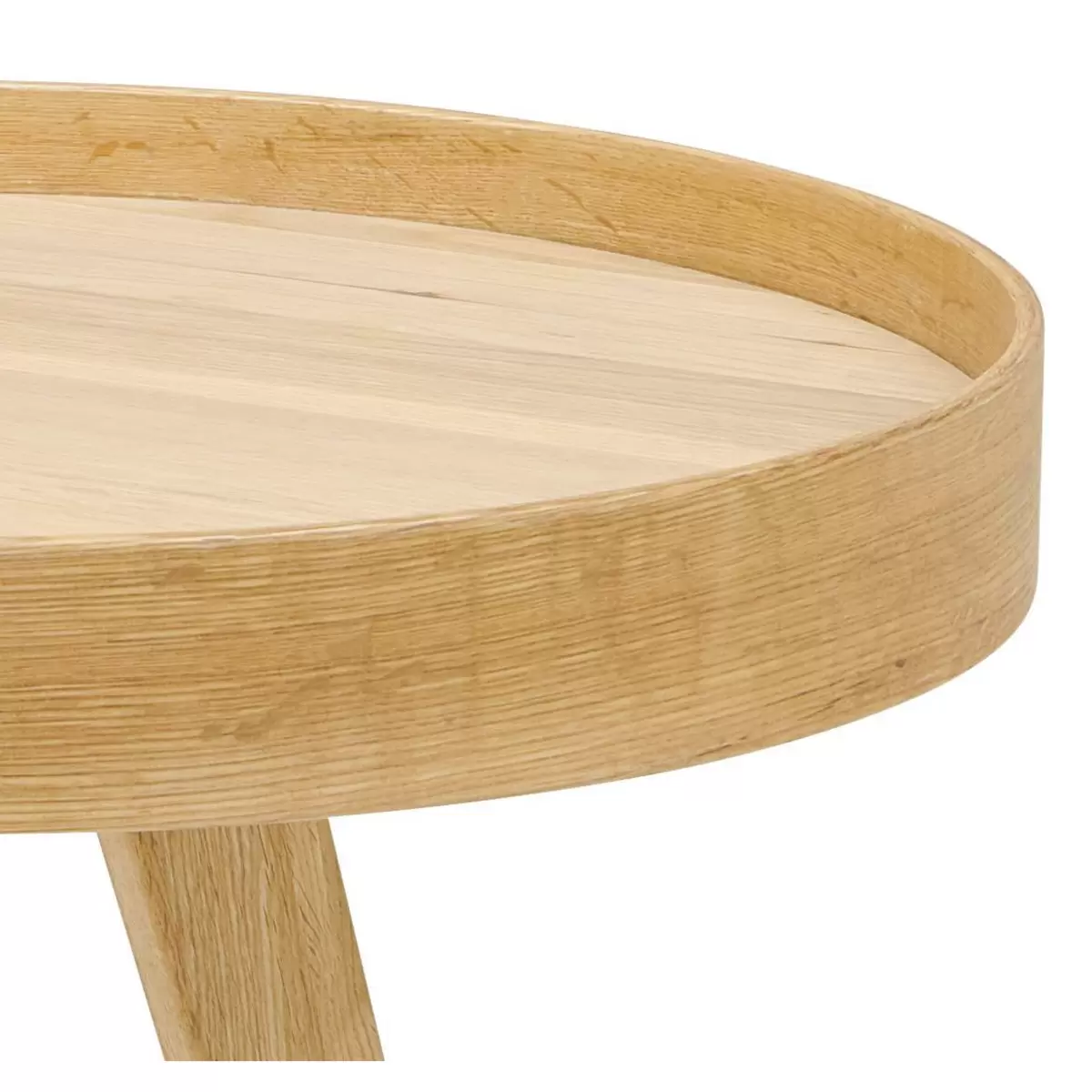 Salontisch rund Wood Eiche