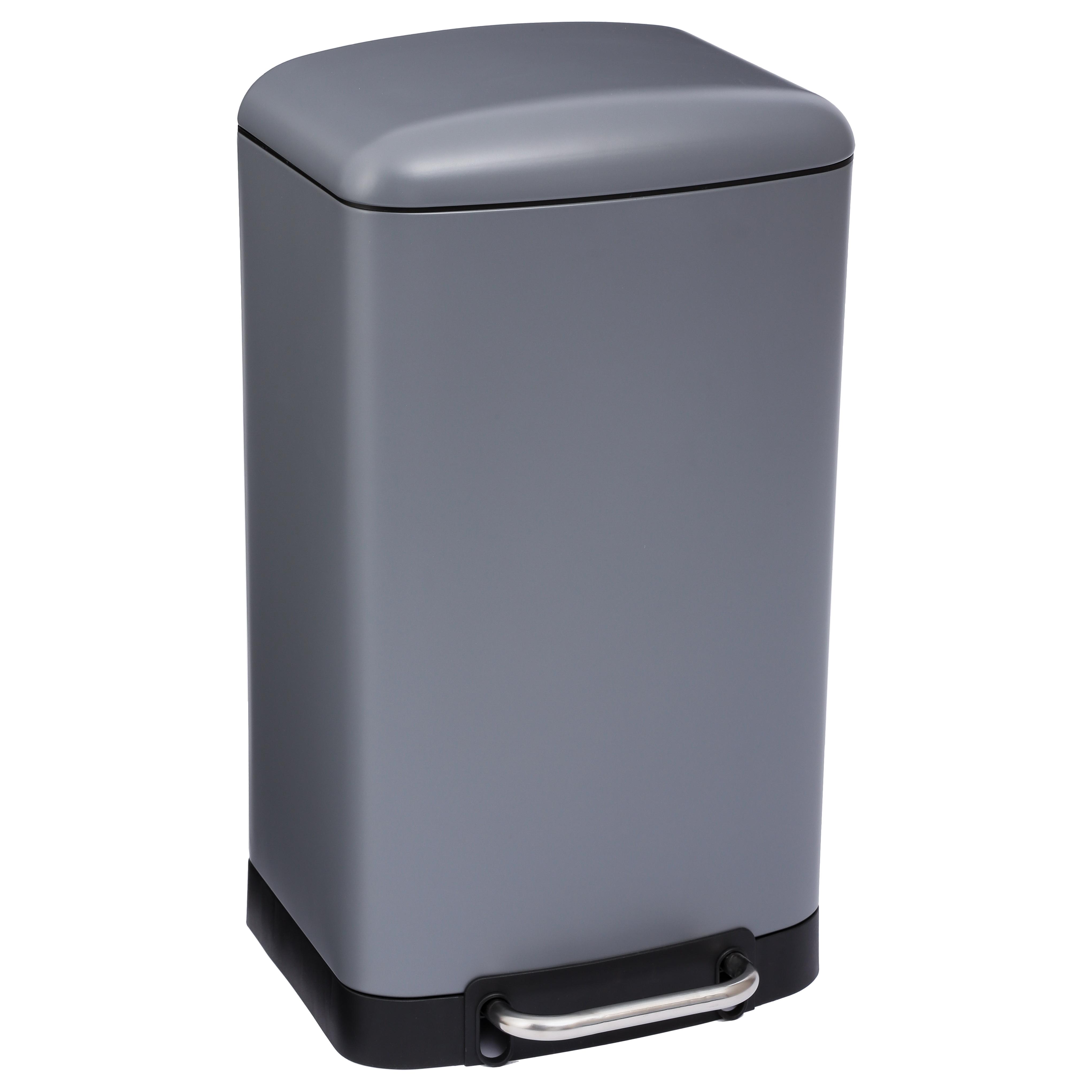 POUBELLE METAL 30L ARIANE GRIS