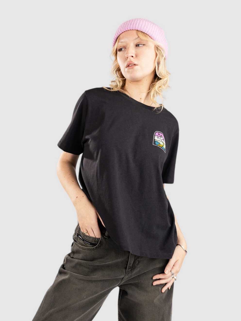 Passenger Friday Collective Recycled Cotton T-Shirt black