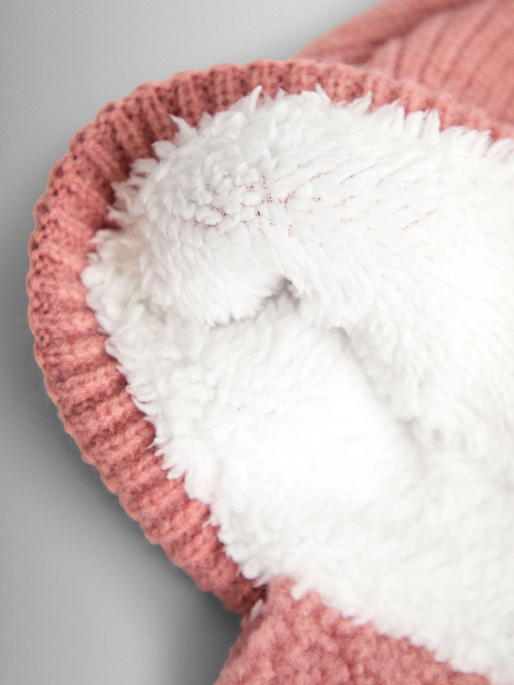 Roze - JoJo Maman Bébé Cosy Pom Pom Rib Hat