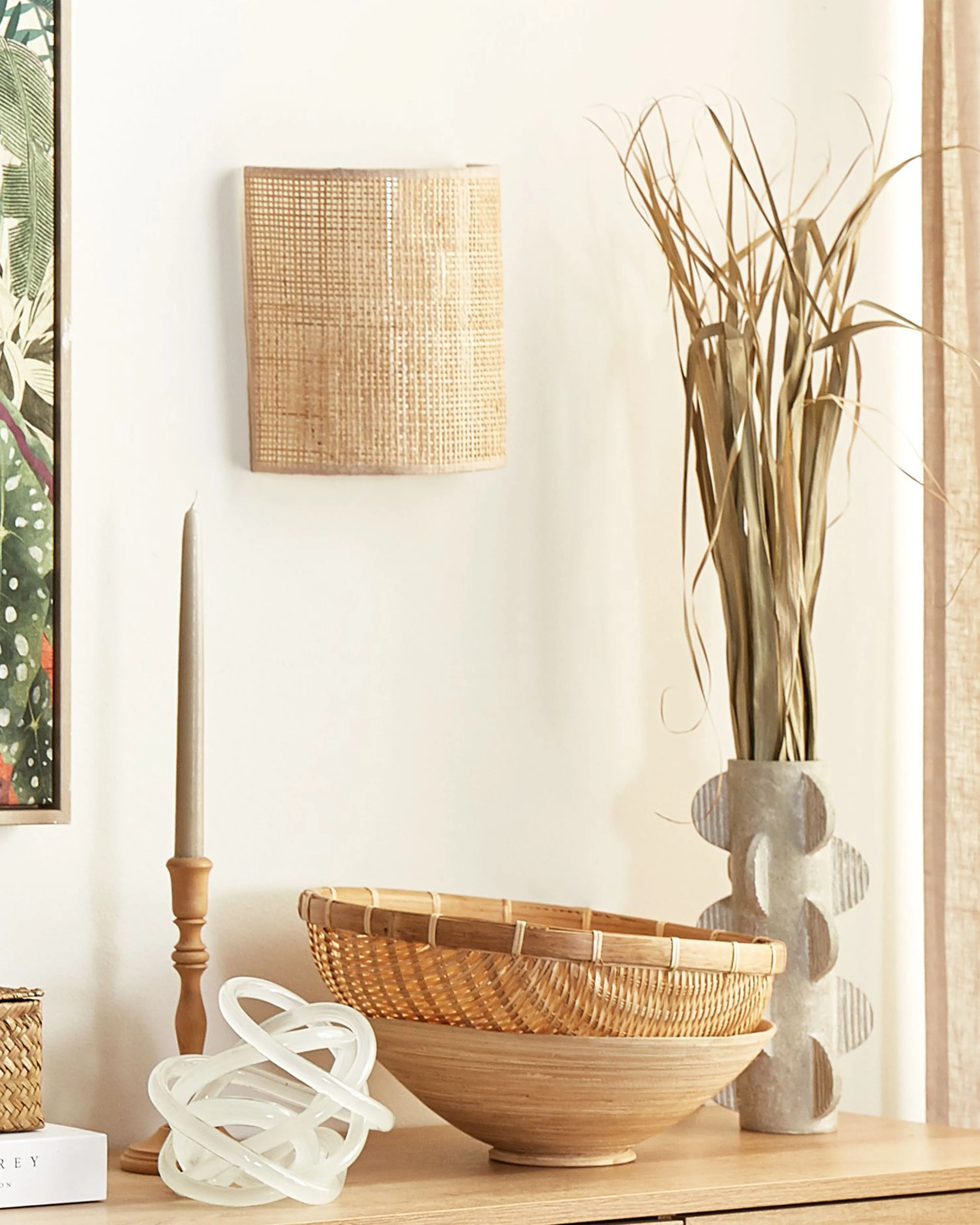 Wandlamp CARIO Rotan Natuurlijk
