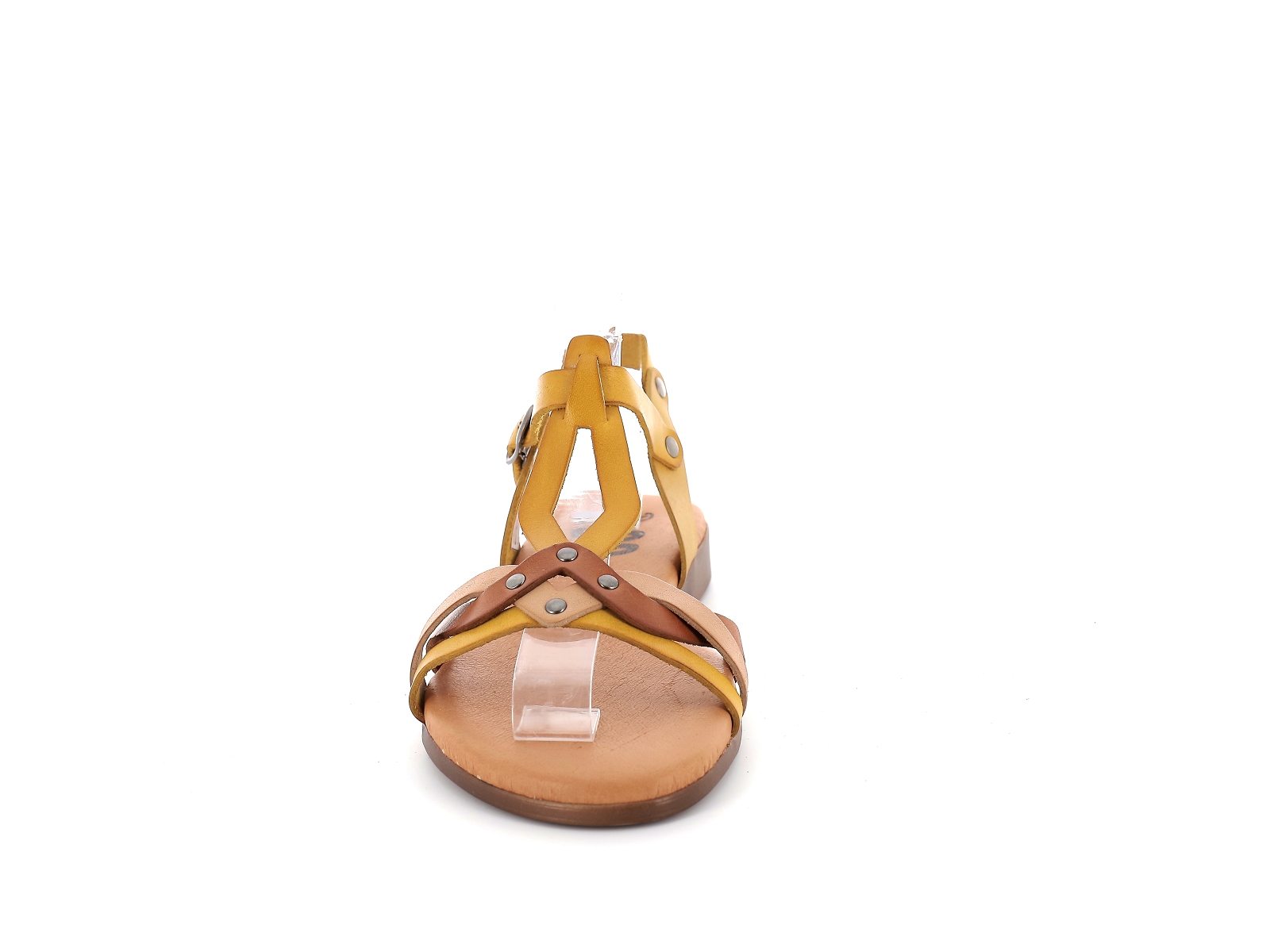 Chaussures du chateau-9185 Cuir Multi-Marron