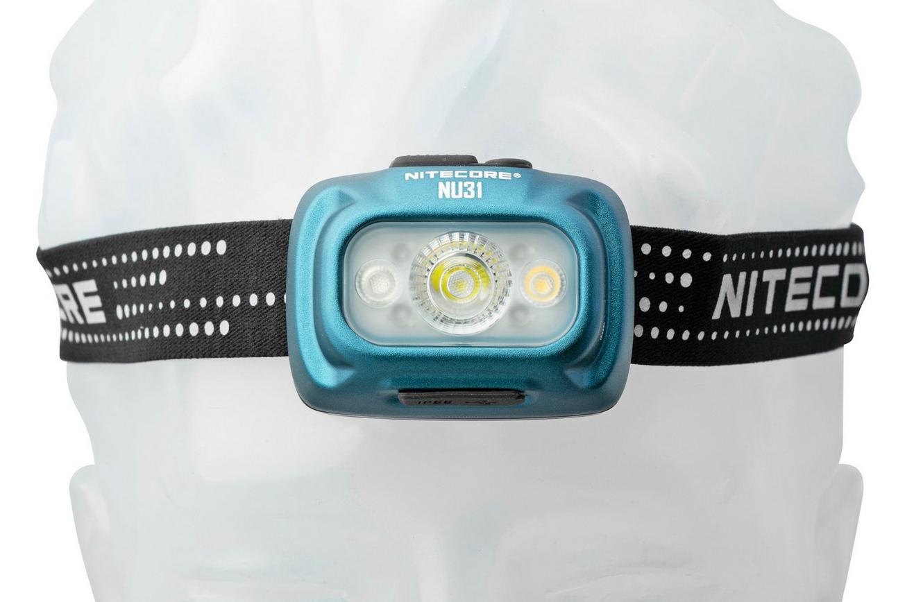 Nitecore NU31-BL Chill Blue, oplaadbare hoofdlamp, 550 lumen
