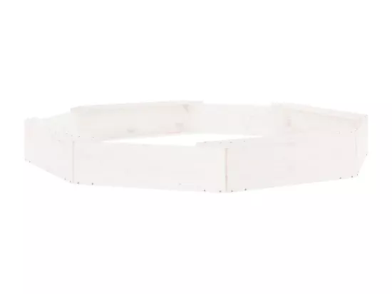 Bac à sable jeu bois blanche 159.5 x 159.5 x 20 cm 02_0041531