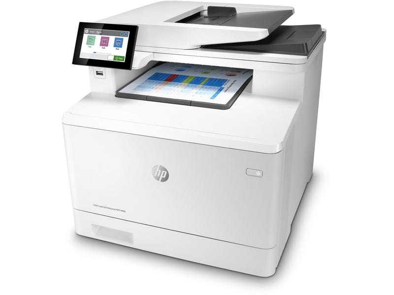 HP Multifunktionsdrucker Color LaserJet Enterprise M480f Kompakter Laser-Multifunktions-Laserdrucker für Arbeitsgruppen mit vielen Sicherheitsfeatures