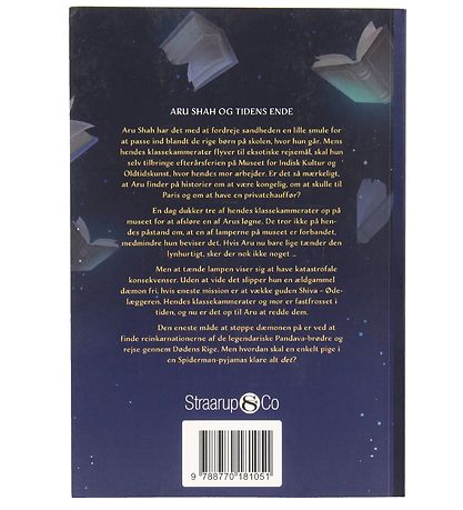 Straarup & Co Buch - Aru Shah og Tidens Ende - Bind 1 - Dänisch