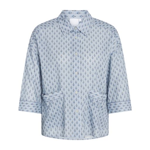 CCDK Sonja Pyjamasskjorte, Celestian Blue AOP, L