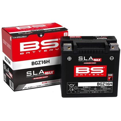 Batterie BS Battery SLA MAX BGZ16H (FA) ferme Type Acide Sans entretien/prête à l'emploi