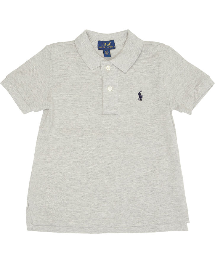 Polo Ralph Lauren Cotton Mesh Polo Shirt New grey heathe