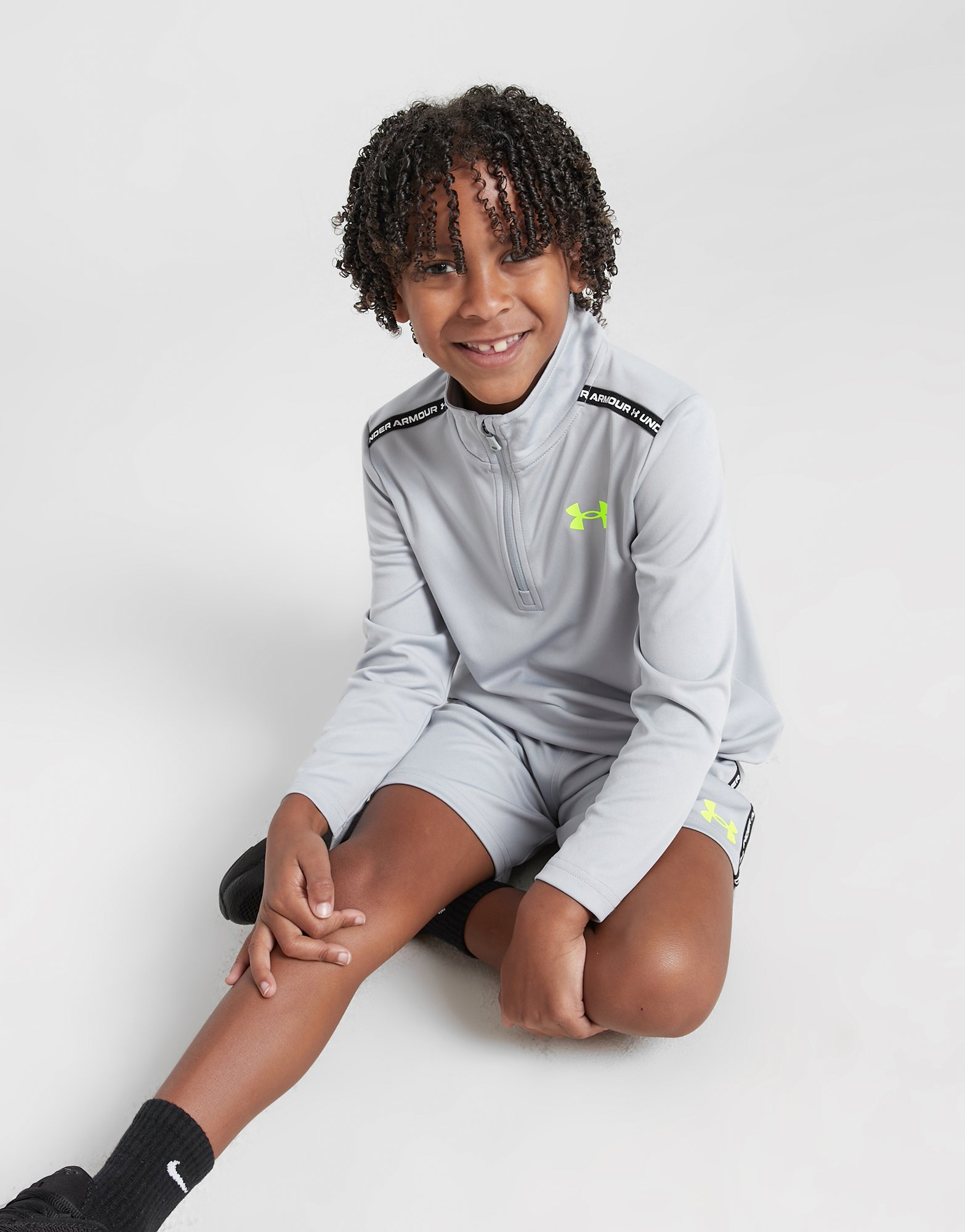 Under Armour Ensemble Haut Zippé/Short Tape Enfant