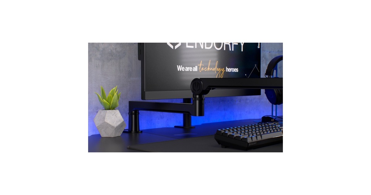 ENDORFYBroadcast Low Profile Boom Arm houder  (Zwart)