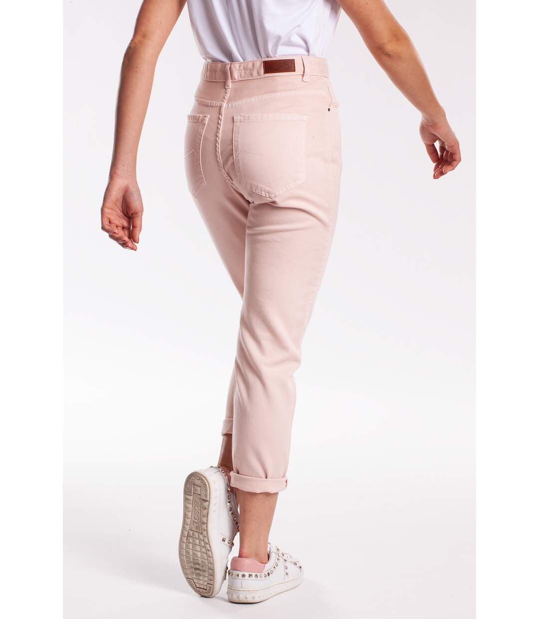 Jeans coupe mom coton TAVOLA ROSE