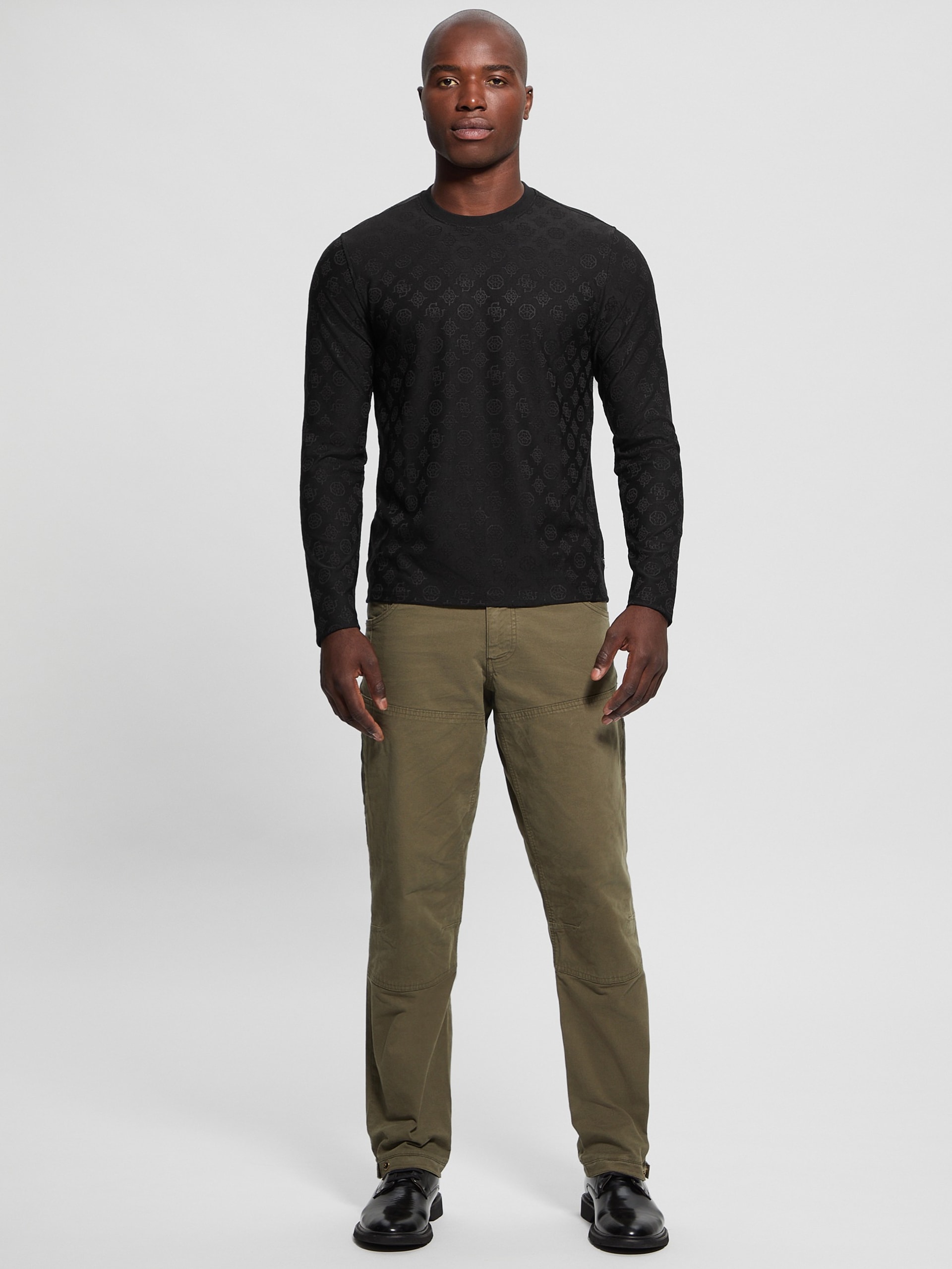 Gola redonda Eco Peony Jacquard