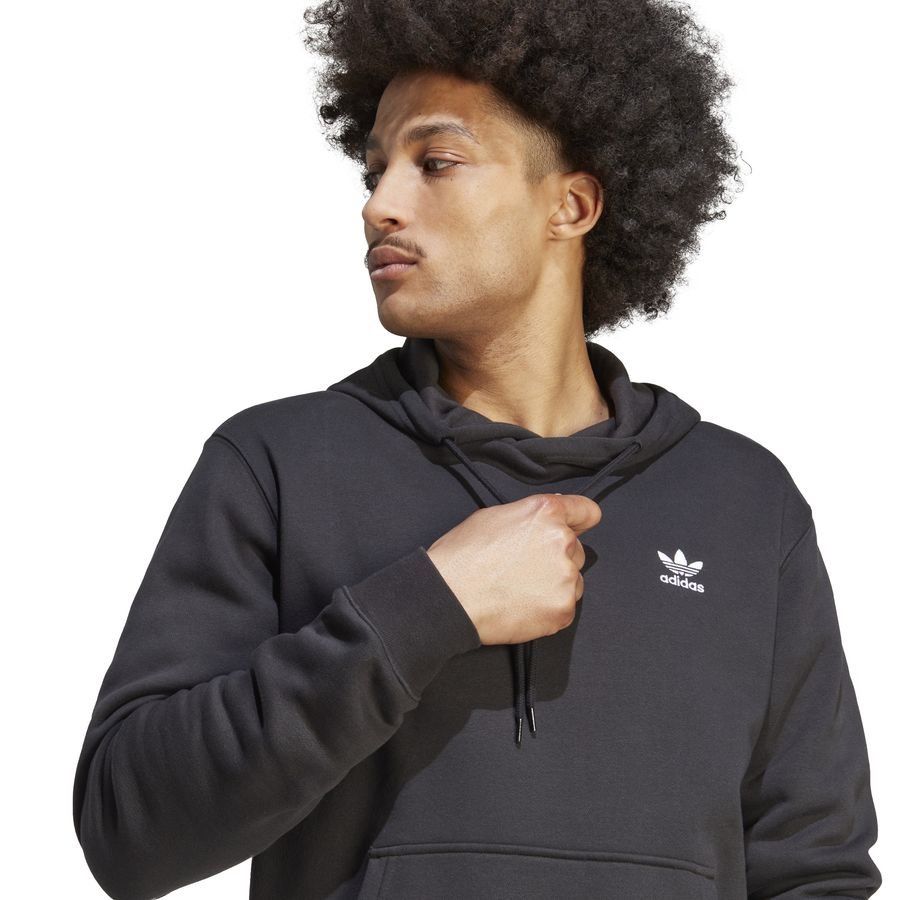 adidas Originals Sweat à Capuche Essentials Trefoil - Noir
