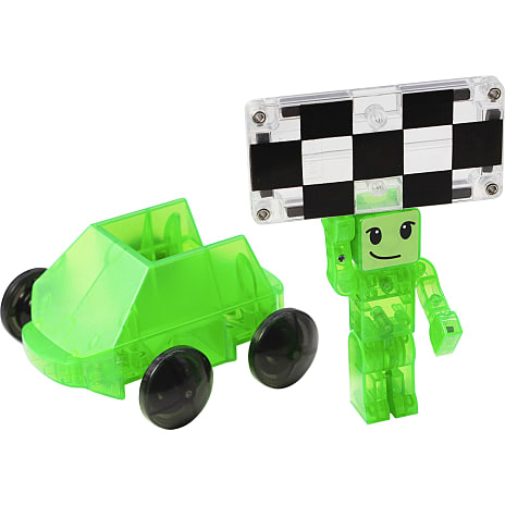 MAGNA-TILES racerbil magnetisk byggesæt 40 dele