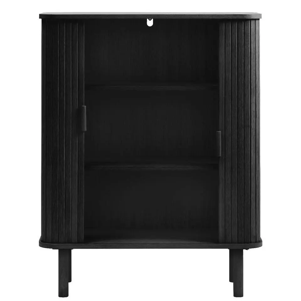 Nordic Home - Ingo eiken kabinet - 90 cm - zwart