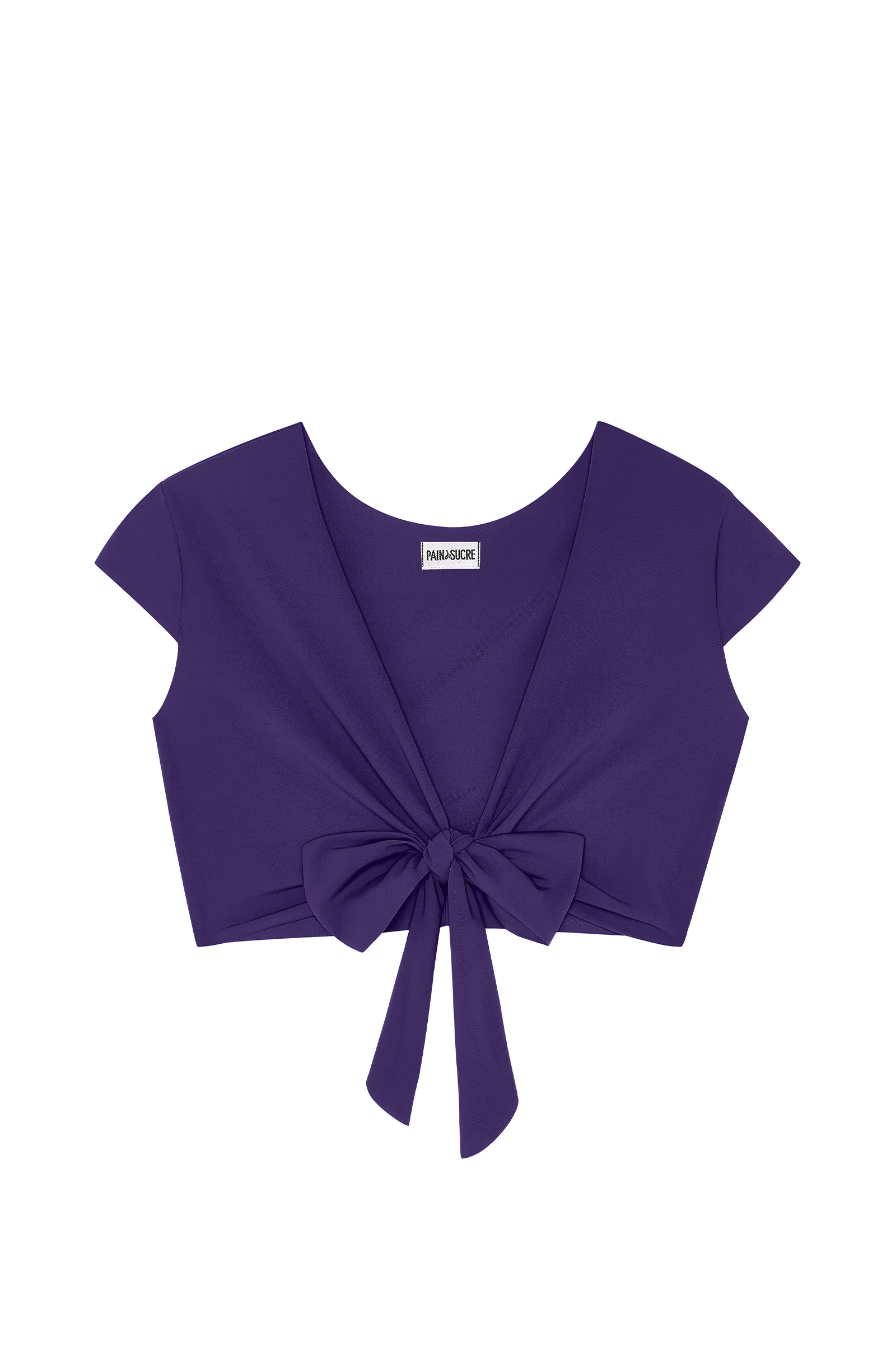 tako Crop-top cache coeur purple Purple