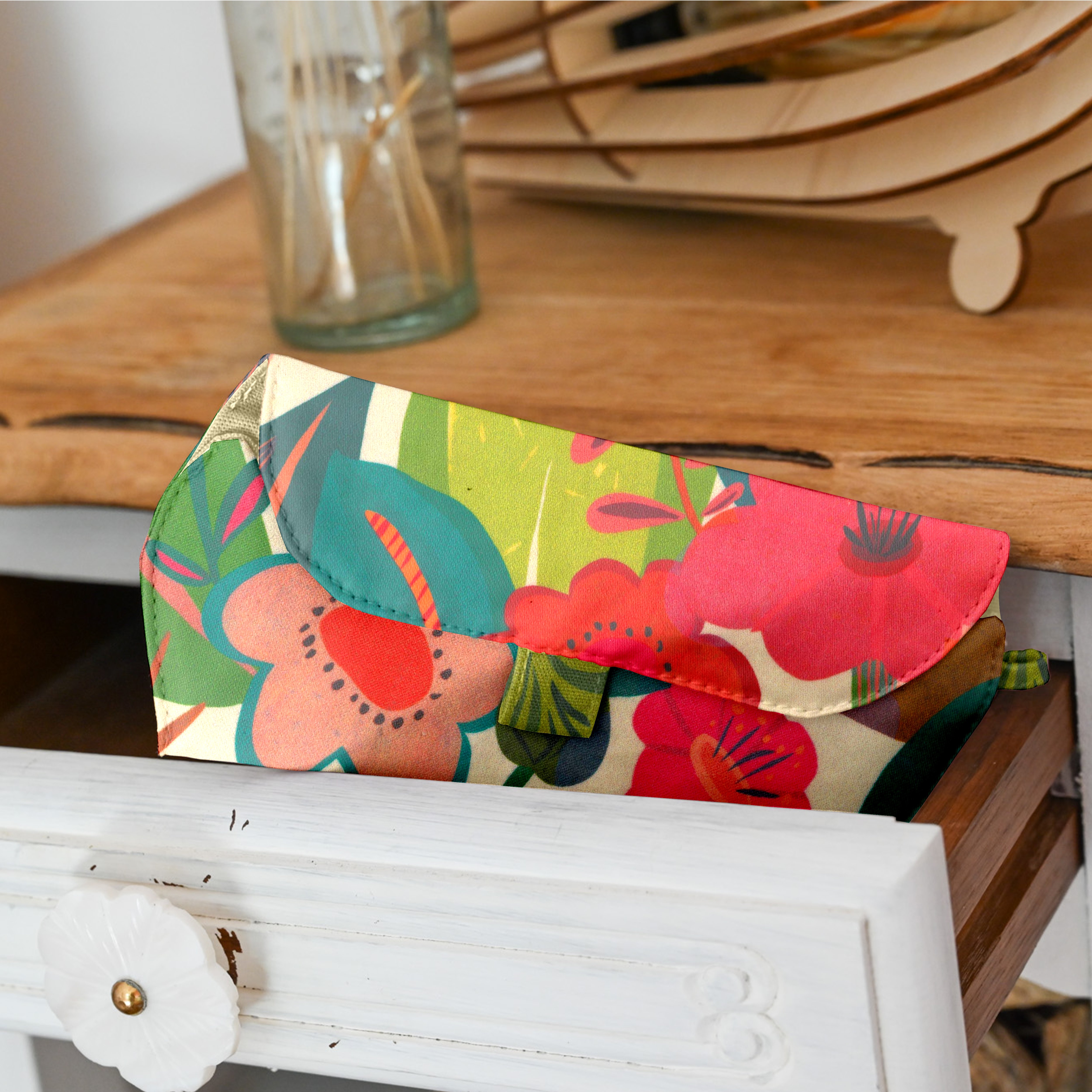 Etui À Lunettes Fleurs Des Iles