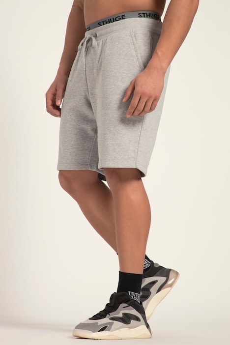 STHUGE Sweat-Bermuda, Basic Fit, Elastikbund, bis 8 XL