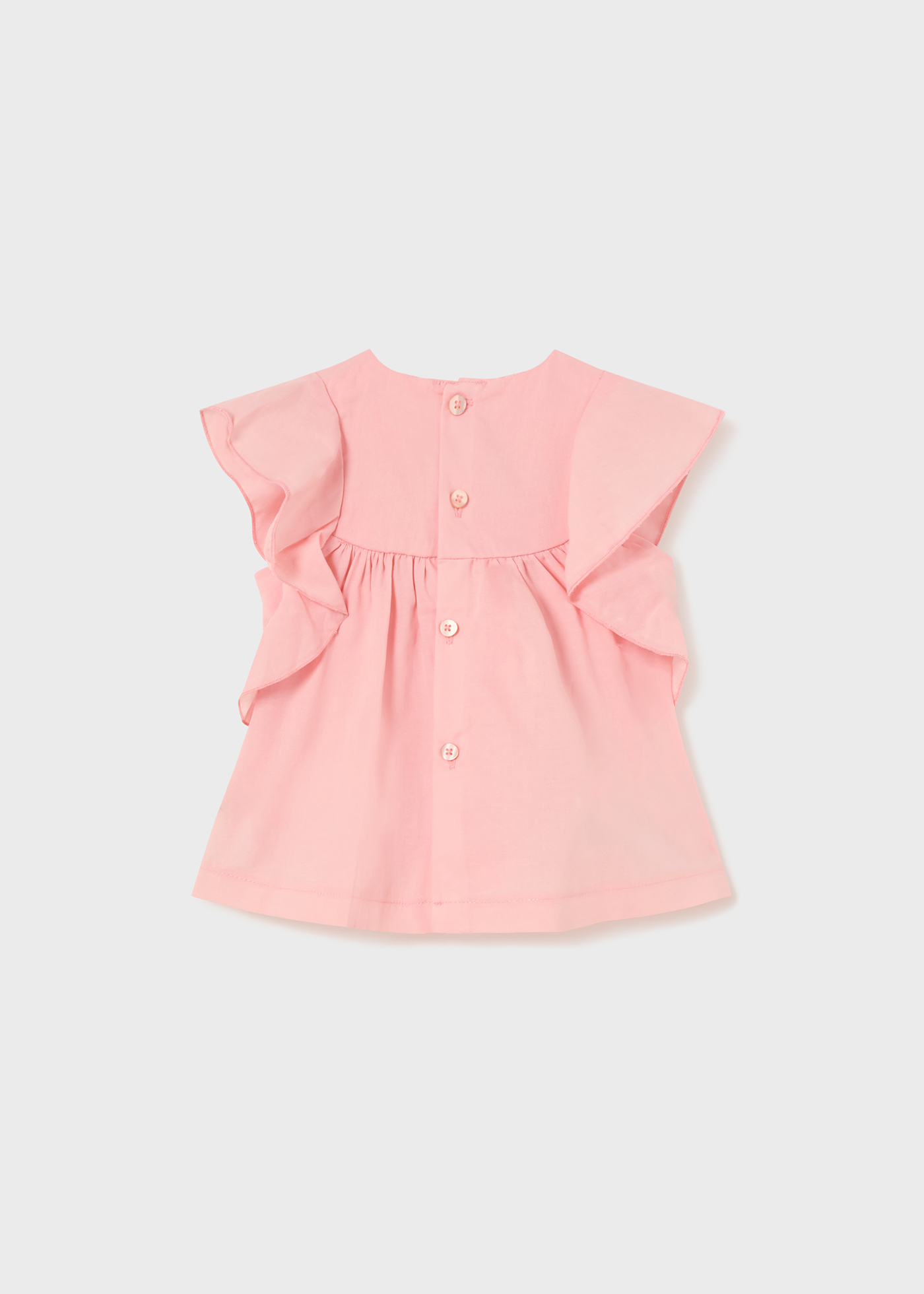 Blusa sem mangas com bordado para bebê