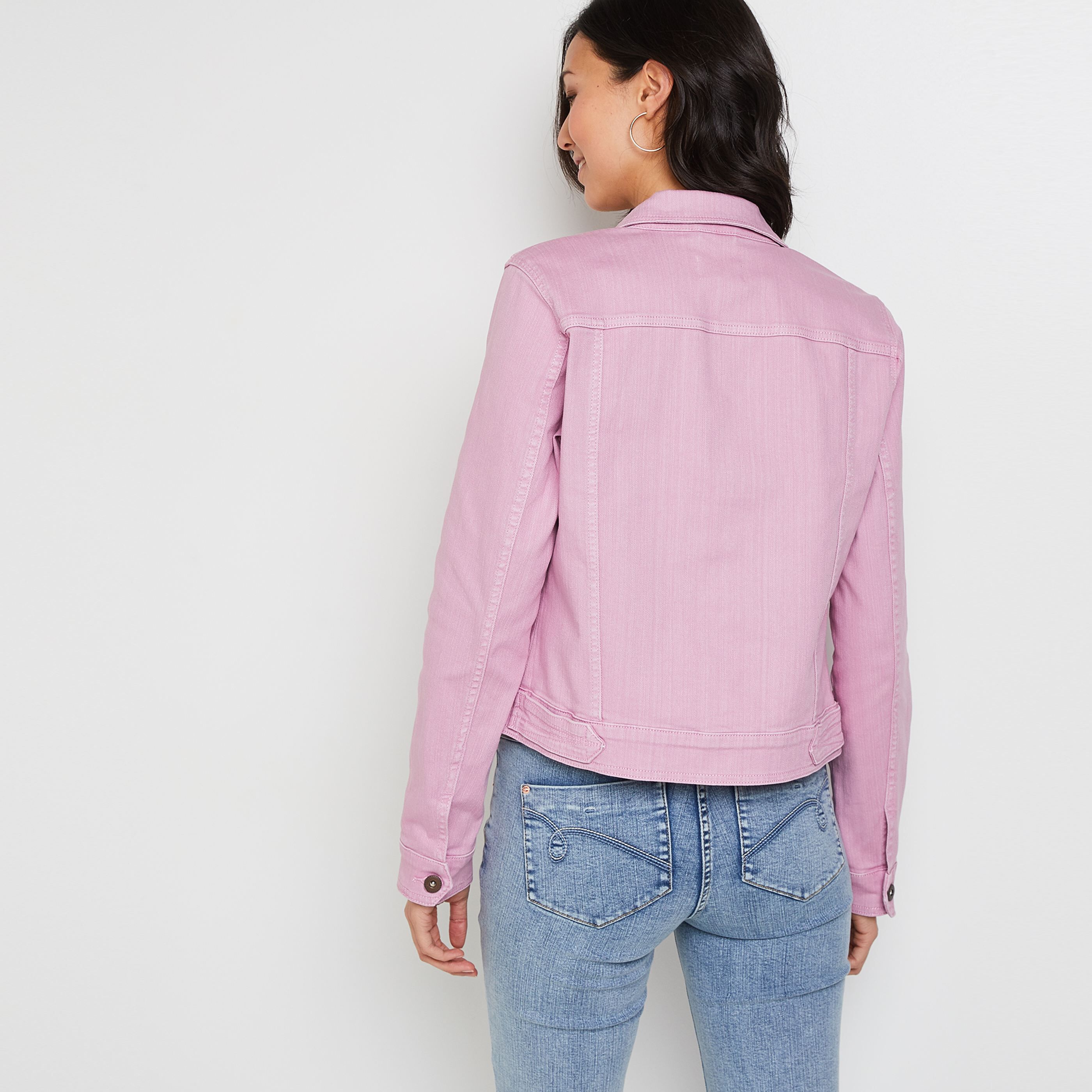 Veste en jean femme - VIOLET CLAIR