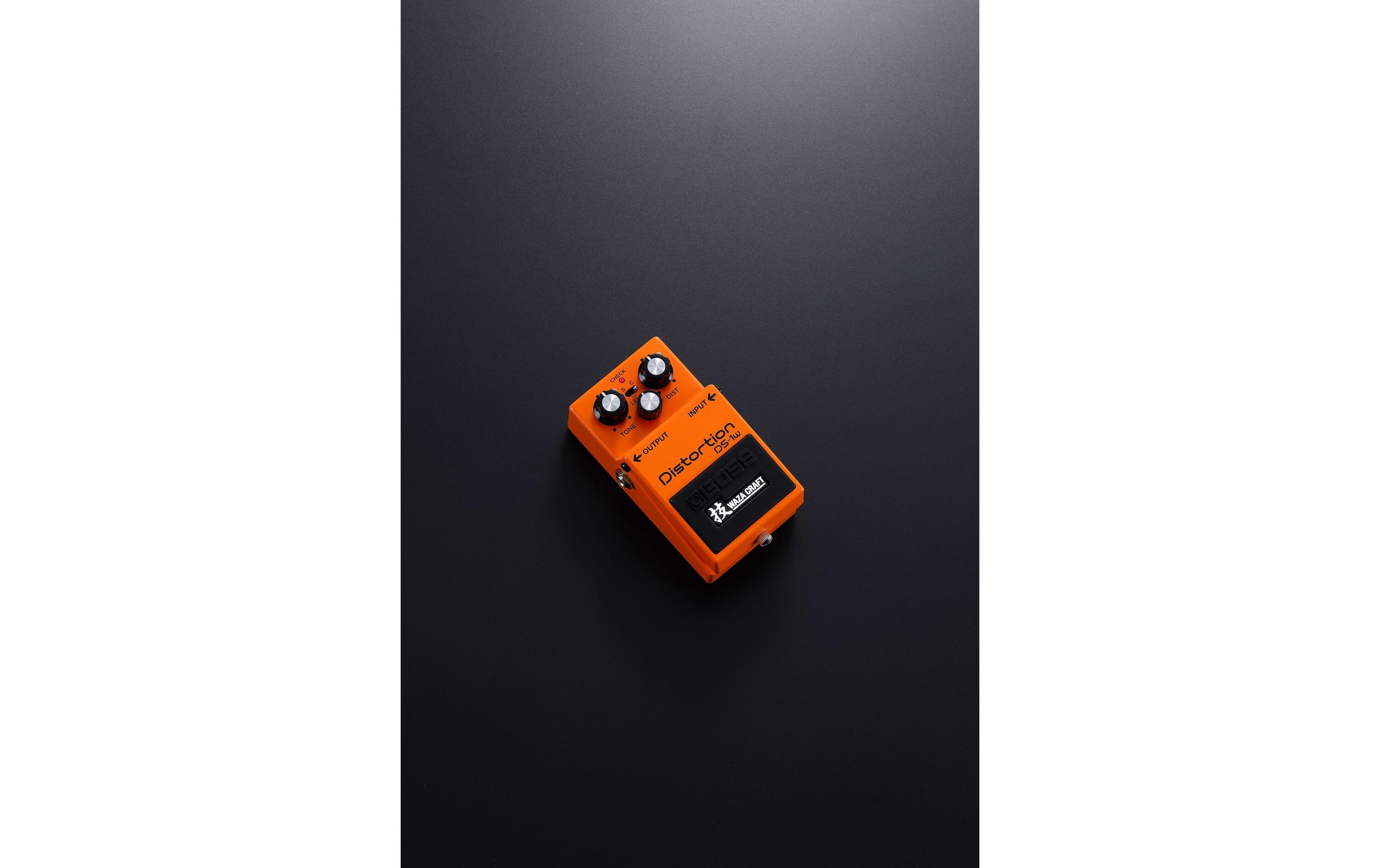 Pedal DS-1W<br>Neuauflage des Distortion-Klassikers, erweitert auf Basis der «Waza»-Handwerkskunst