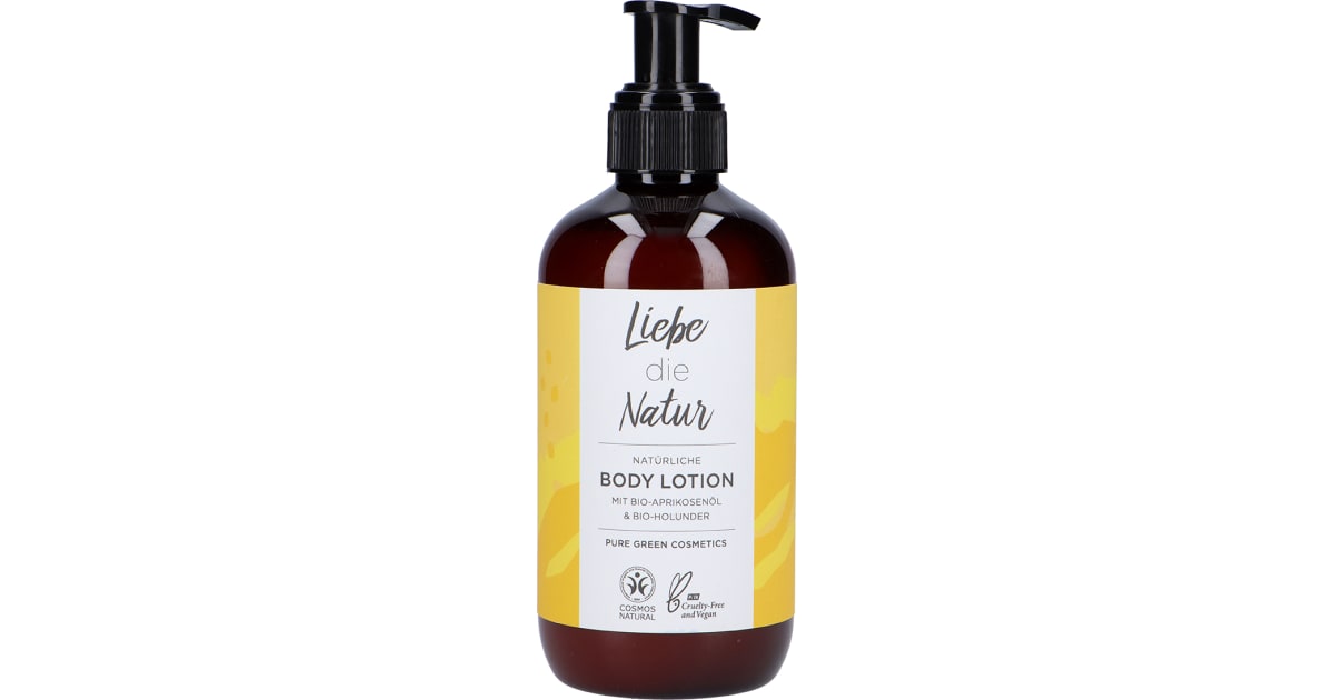 Liebe die Natur Bodylotion Aprikose