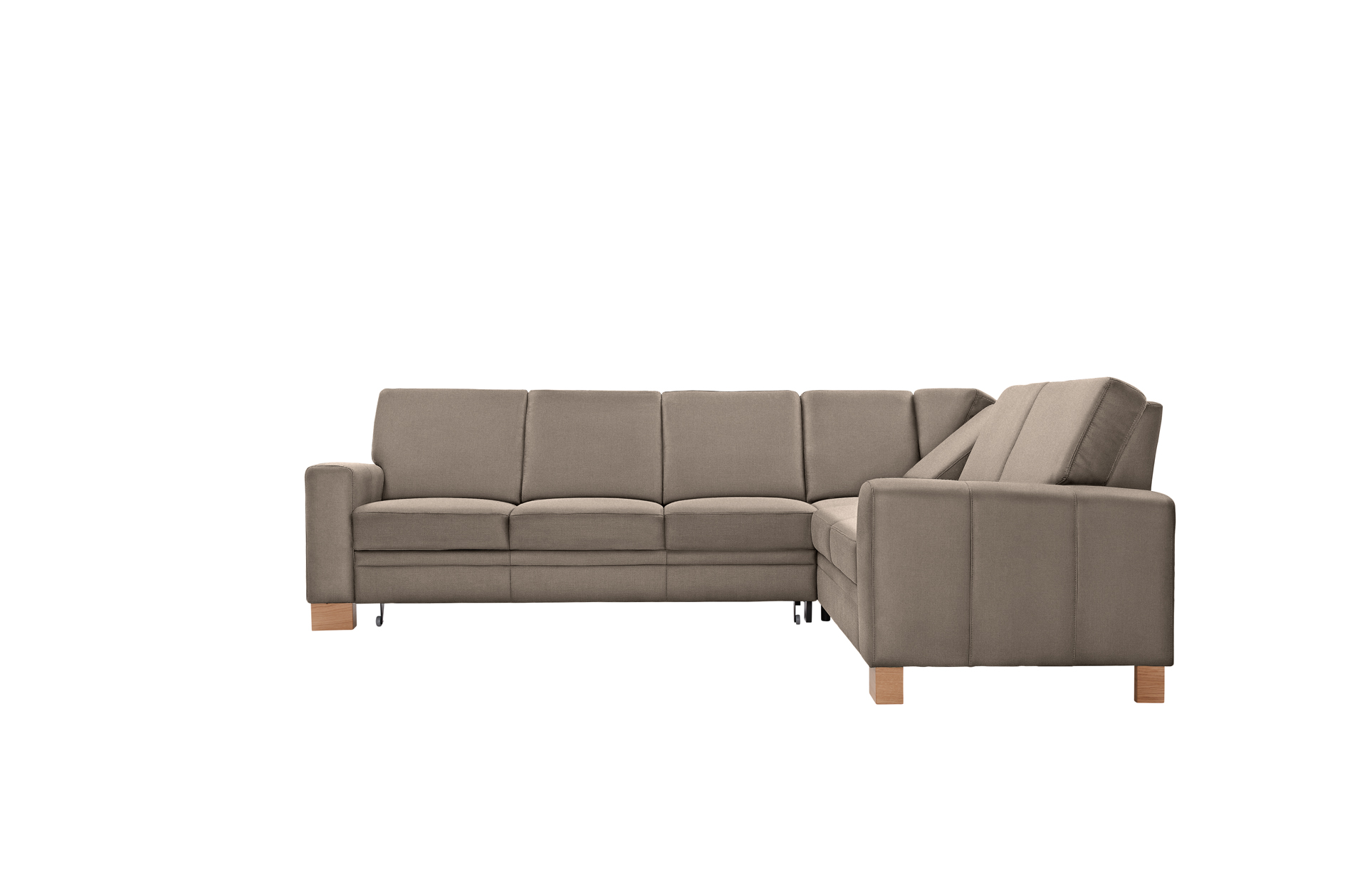 polsterpower Ecksofa - Miro mandel - Basismodell - rechts
