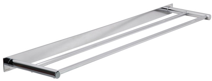 Adora håndklædestang dobbelt 60 cm krom