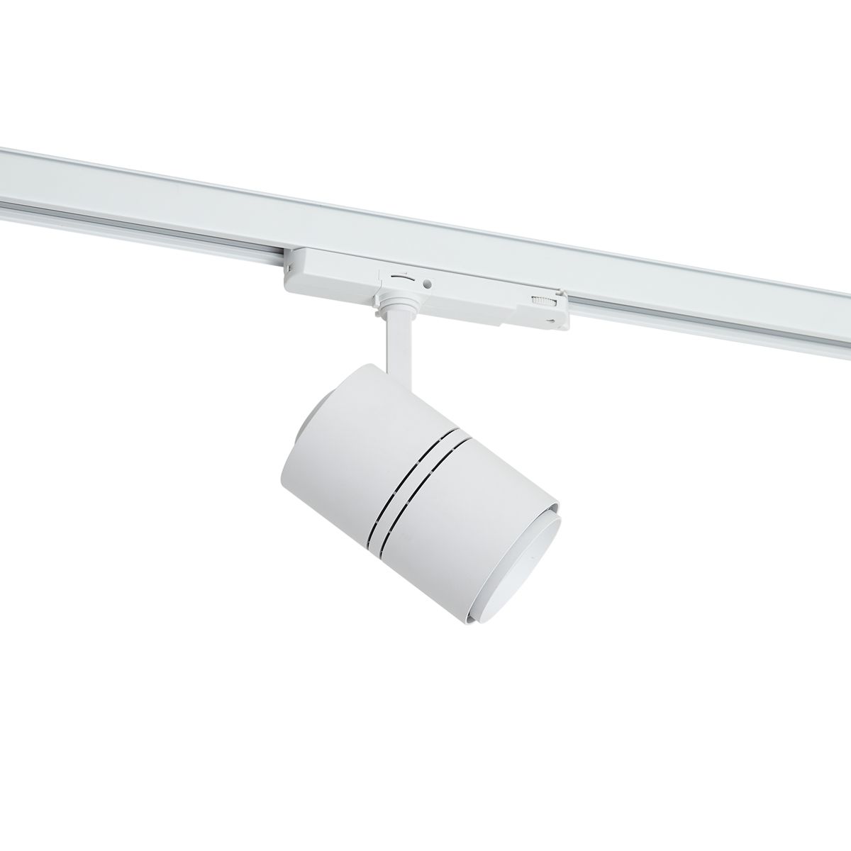 Moderne railspot wit voor 3-fase rail incl. LED - 3-Phase Ruler