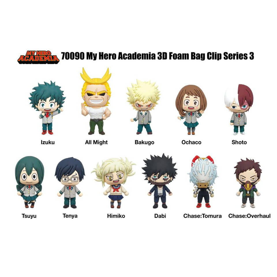 My Hero Academia 3D tassenhanger serie 3 verrassingszakje