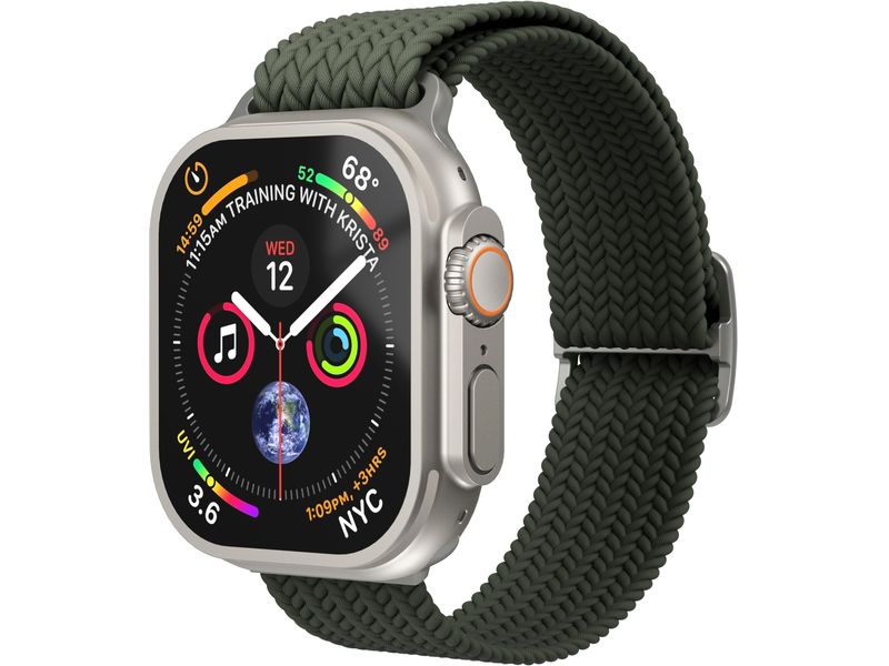 Vonmählen Armband Woven Loop Apple Watch 42/44/45/49 mm Oli Armband für Apple Watch 42/44/45/49 mm