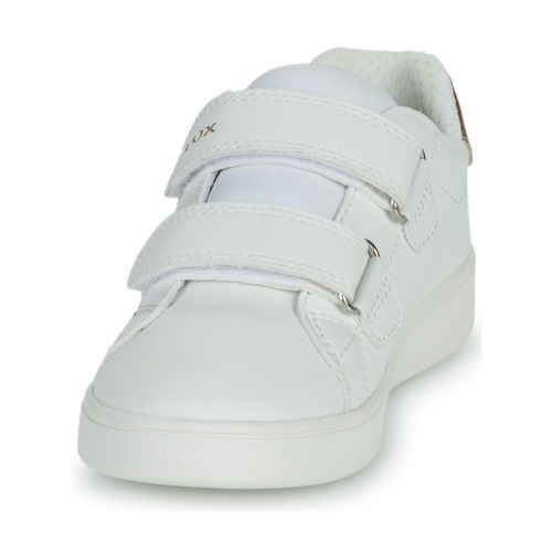 Geox - J ECLYPER GIRL - Blanc / Doré