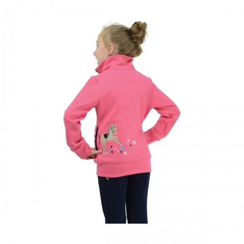 Jaqueta infantil Little Rider Felicity Flower, rosa/azul