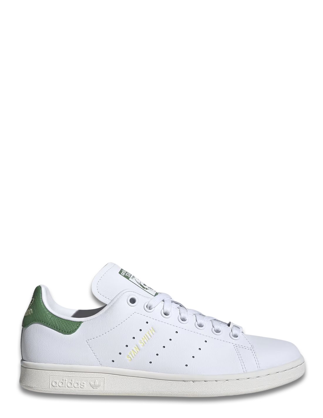 adidas Sneakers Femme Stan Smith Blanc/Vert Cuir
