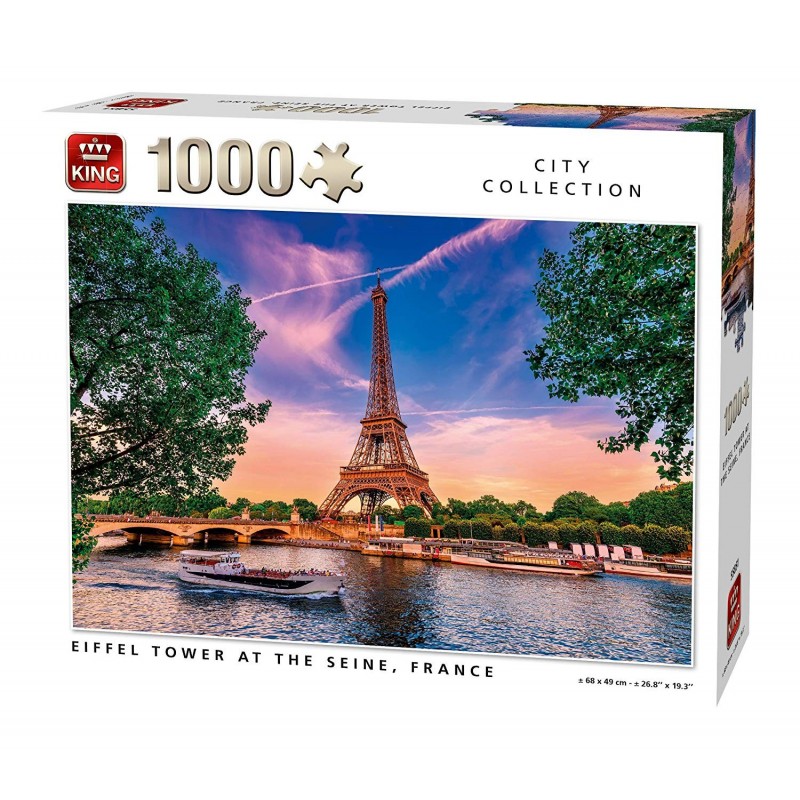 Puzzle 1000 pièces - Eiffel Tower at the Seine