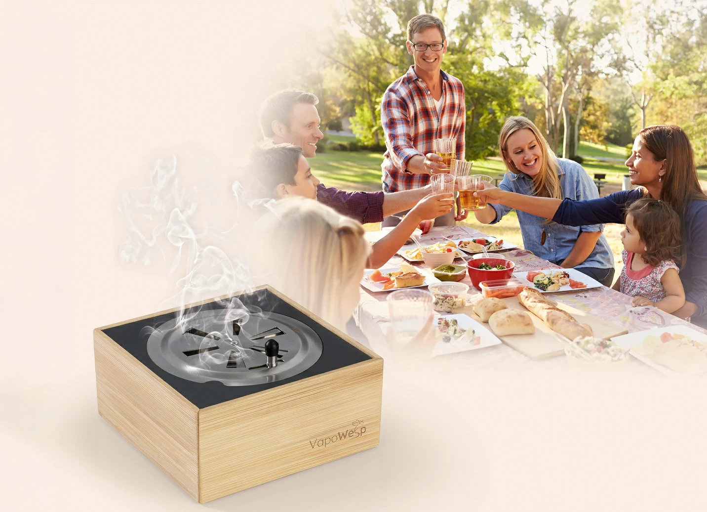 VapoWesp Räucherbox zum Fernhalten von Wespen