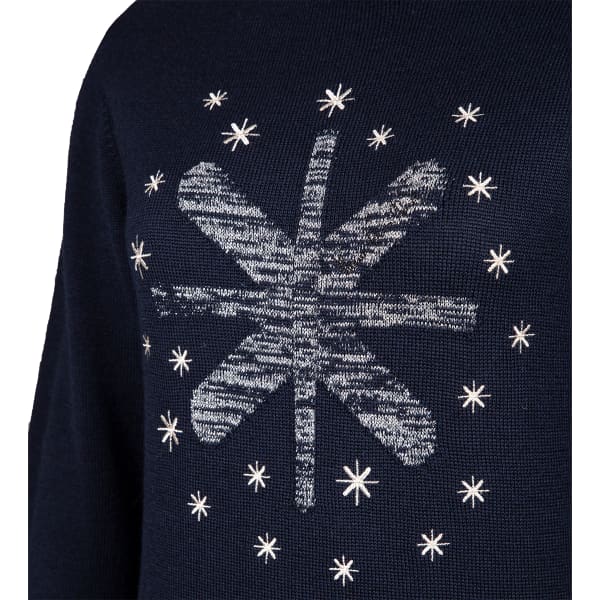 Pull DUVILLARD KNIT PULLOVER PERLE DARK BLUE