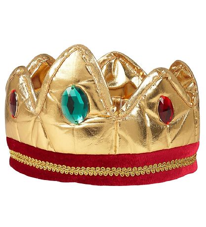 Souza Kostüm - Krone - Louis - Gold/Rot