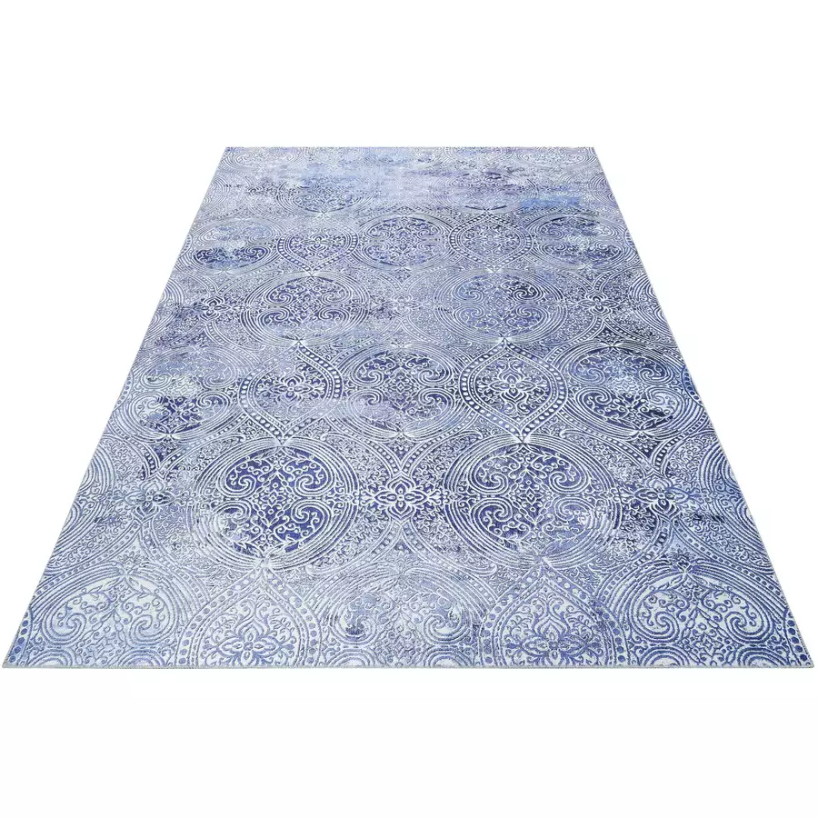Wecon home Kurzflorteppich Grace blau