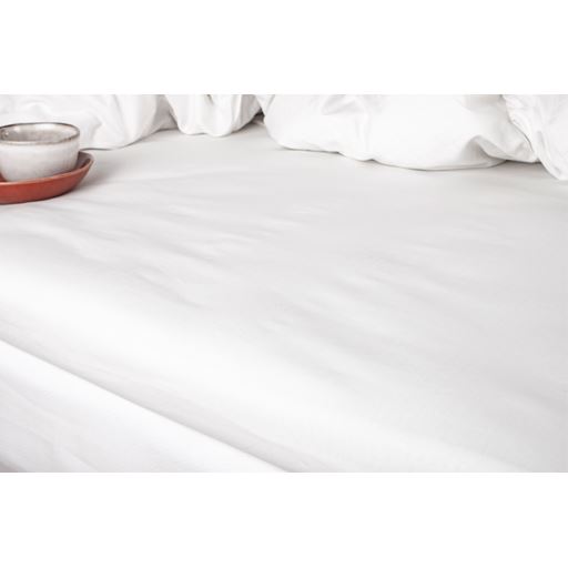Night and Day Percale Kuvertlagen, Hvid, 180x200 cm