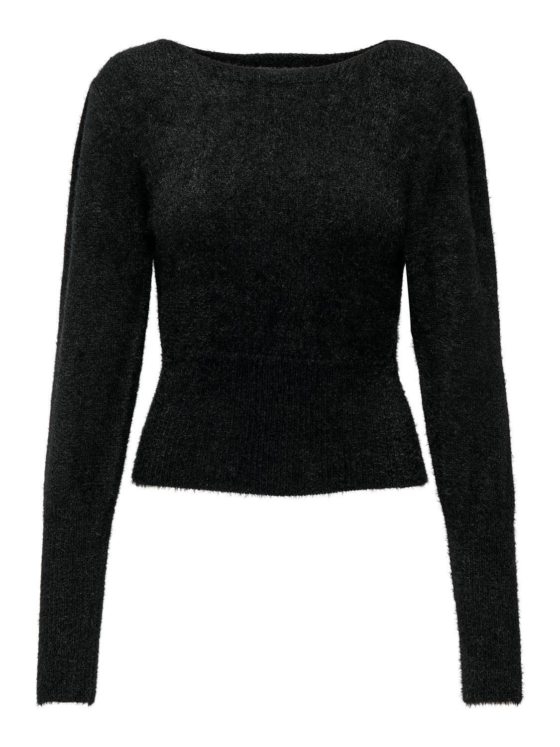ONLELLA Strickpullover Black
