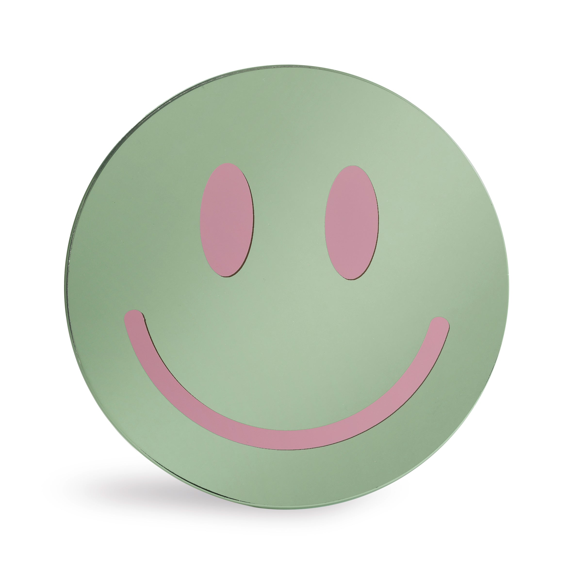 &Klevering  Smile spejl - lyserød