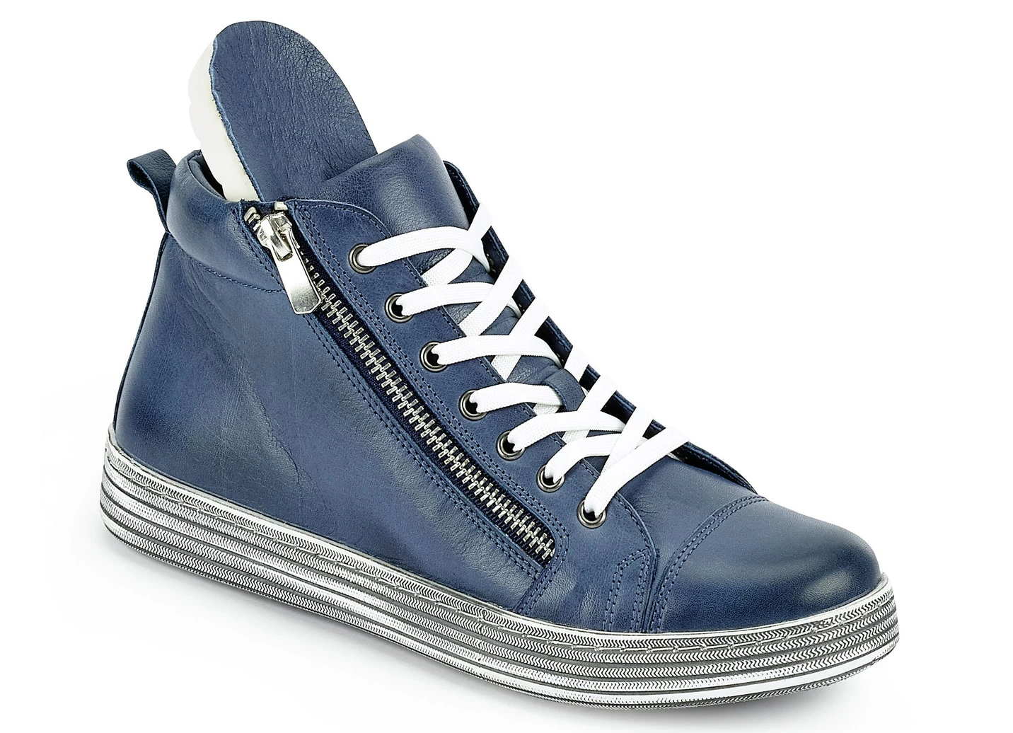 Gemini Schnür-Stiefelette mit praktischem Seitenreißverschluss