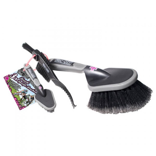 Muc Off - Brush Set 3-Pack - Ensemble de brosses